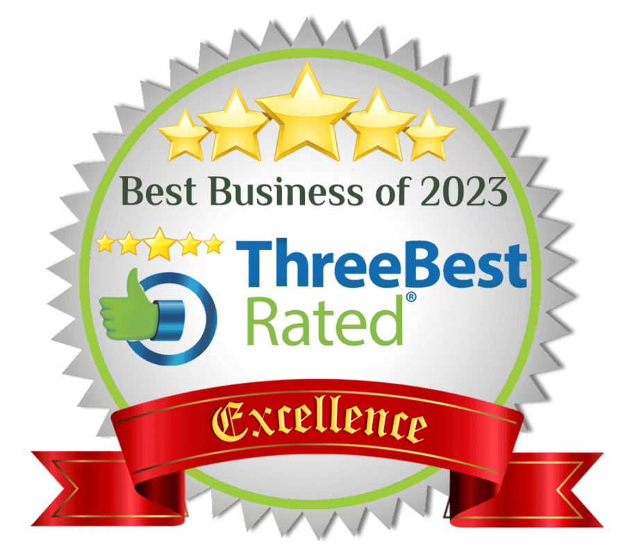 Three Best Rated Best Business of 2023 Award